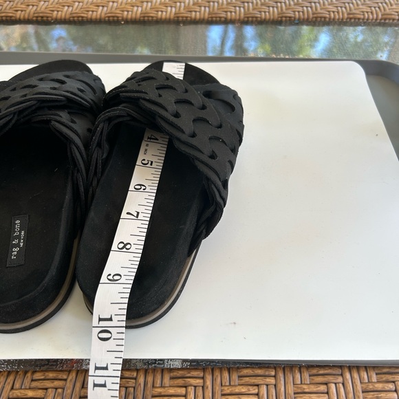 Ladies Rag & Bone Nylon Bailey Sport Slide Sandals Black EU 36.5 - Picture 6 of 6